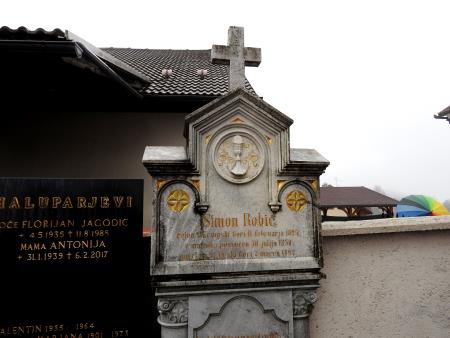 Simon Robič pokopan na Šenturški Gori 